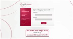 Desktop Screenshot of portal.crystalumbrella.com