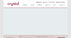 Desktop Screenshot of crystalumbrella.com